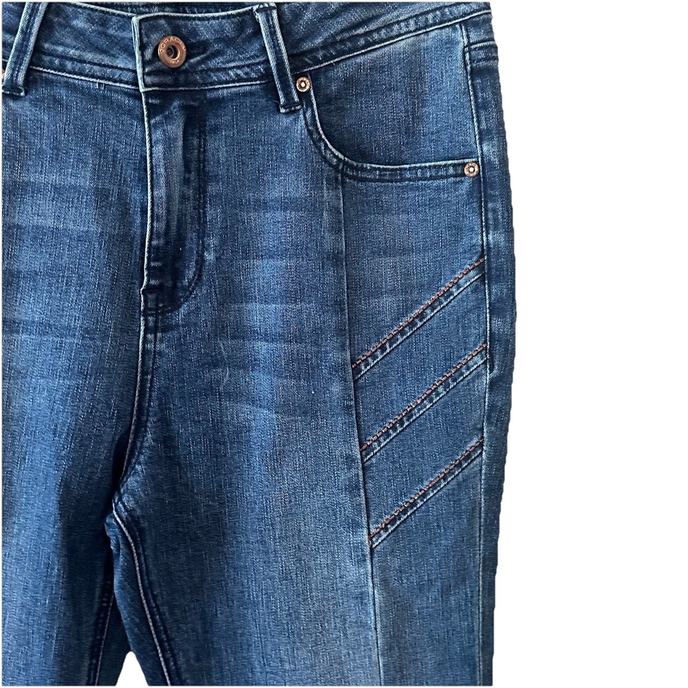 Grace in LA Blue‎ Womens High Waist Super Flare Leg Blue Denim Jeans 29 X 31.5" - Picture 4 of 16